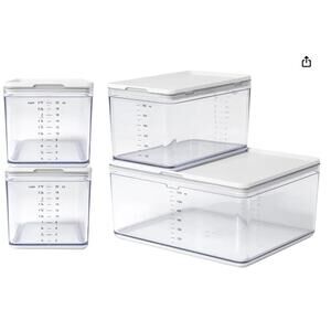 Prepdeck 4-Piece Container Set White Stone CK180601